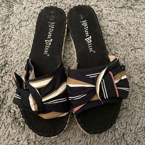 Nature Breeze platform beach sandals